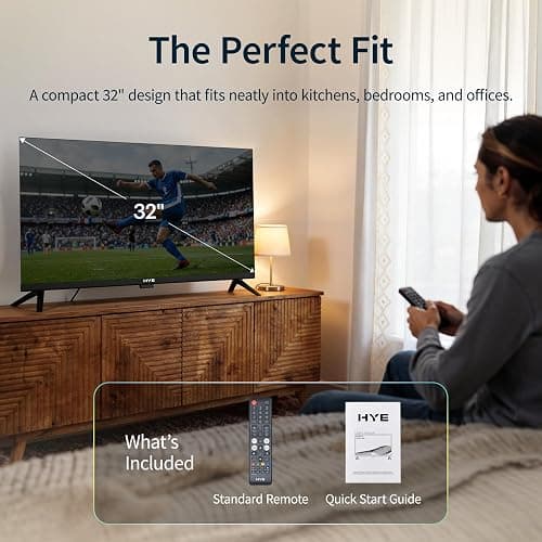 32" LED Smart TV - HD Ready, Samsung Tizen OS & Gaming Hub, Black | Apple AirPlay, Alexa & Bixby Voice Control, HDR, Bluetooth, WiFi, 3x HDMI - Perfect for Streaming, Gaming & Entertainment thumbnail 5