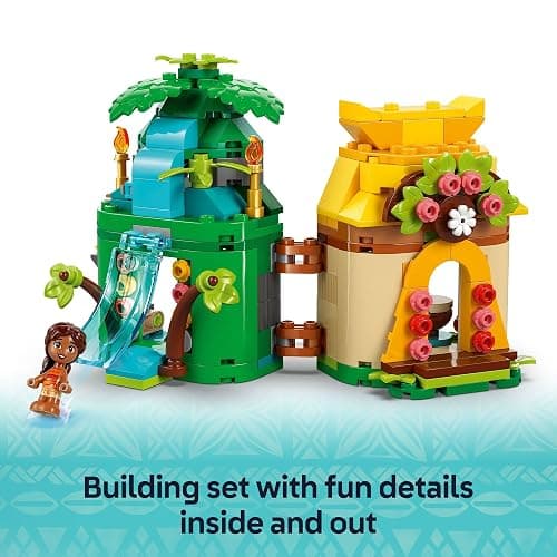 LEGO Disney Moana's Island Fun Building Toy Playset - Princess Moana Toy for Kids, Girls and Boys, Ages 5+ - with 2 Disney Micro-Dolls and Pua Animal Figure - Gift Idea for Birthdays - 43260 thumbnail 3