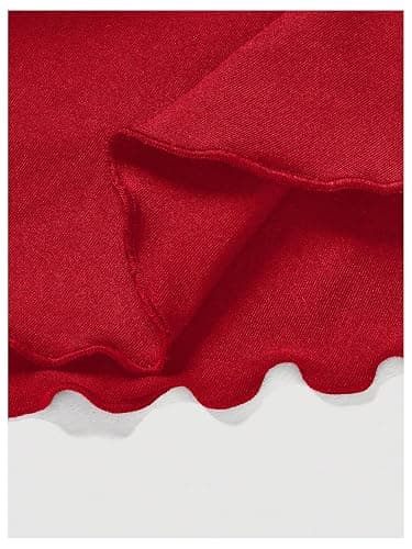 RoseSeek Women's Drawstring Bow Side Mini Skirts Tiered Layer Ruffle Elastic Waist Y2K Coquette Short Skirts thumbnail 4