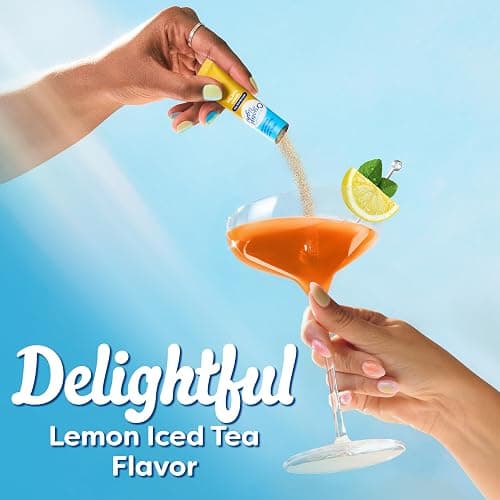 Crystal Light Lemon Iced Tea Naturally Flavored with other natural flavor Powdered Drink Mix, 120 ct Pack, 12 Boxes of 10 On-the-Go-Packets thumbnail 5