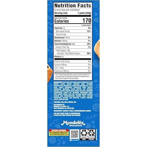 CHIPS AHOY! Baked Bites, Blondie, 5-1.5 oz Snack Packs (5 Bites per Pack) thumbnail 3