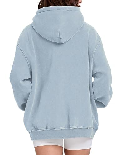 Hatant Oversized Hoodie Sweatshirts for Women Couples Heavyweight Hoodies Pullover Vintage Acid Wash Sweaters Pullover 2026 thumbnail 6