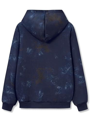 FOSTKU Novelty Print Hoodies for Boys - Soft Long Sleeve Pullover Shirt Size 6-18 thumbnail 2