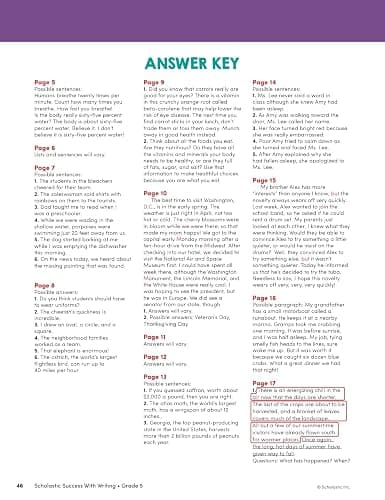 Scholastic Success with Writing Grade 5 Workbook thumbnail 13