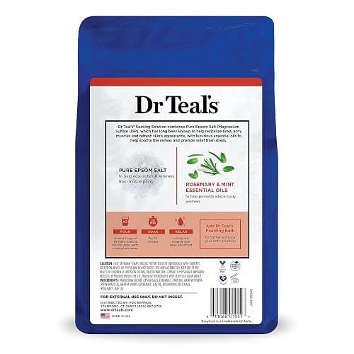 Dr Teal's Pure Epsom Salt, Lavender, Eucalyptus & Wellness Trio Bundle, 3 lbs (Pack of 3) thumbnail 12