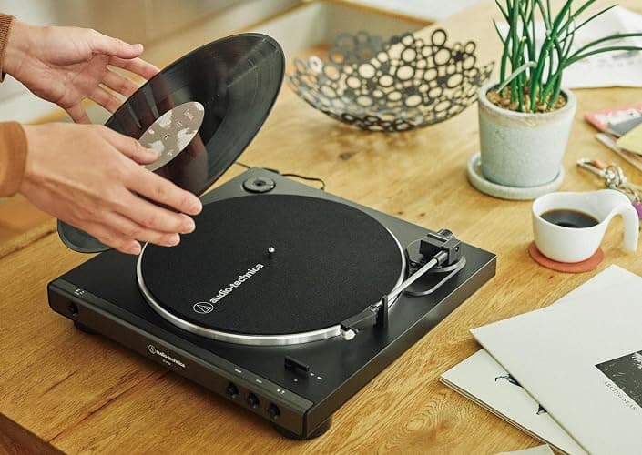 Audio-Technica LP60XBK Vollautomatischer Stereo-plattenspieler mit Riemenantrieb Schwarz thumbnail 8