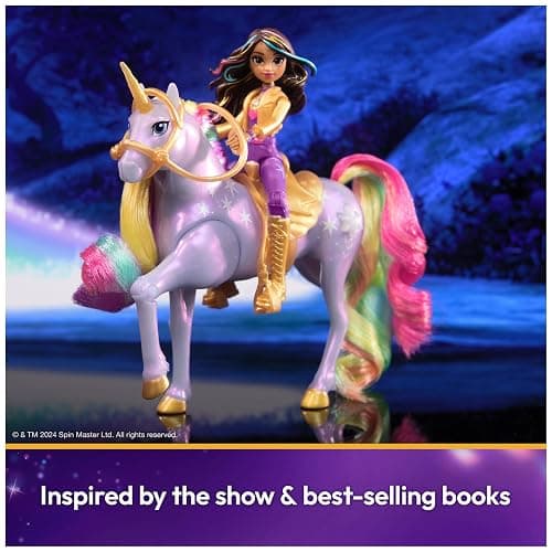 Unicorn Academy, Sophia & Light Magic Wildstar with Rainbow Light-up Effects, Dolls & Unicorn Toys for Girls, Gifts & Stocking Stuffers for Ages 4 and up thumbnail 8