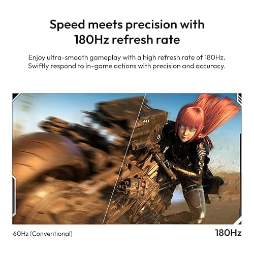 Pixio PX278 Wave White 27 inch 180Hz Refresh Rate QHD 1440p Resolution Fast IPS Panel 1ms GTG Response Time White Gaming Monitor with FreeSync thumbnail 3