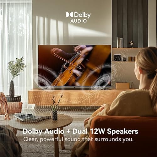 HORION 55 inch Smart TV, 4K UHD LED TV with WebOS 22, Ultra Slim Television with Mega Contrast, HDR10, Dolby Audio - Streaming Live, Bluetooth, Hdmi, WiFi ((P6D Series, 2025) thumbnail 6