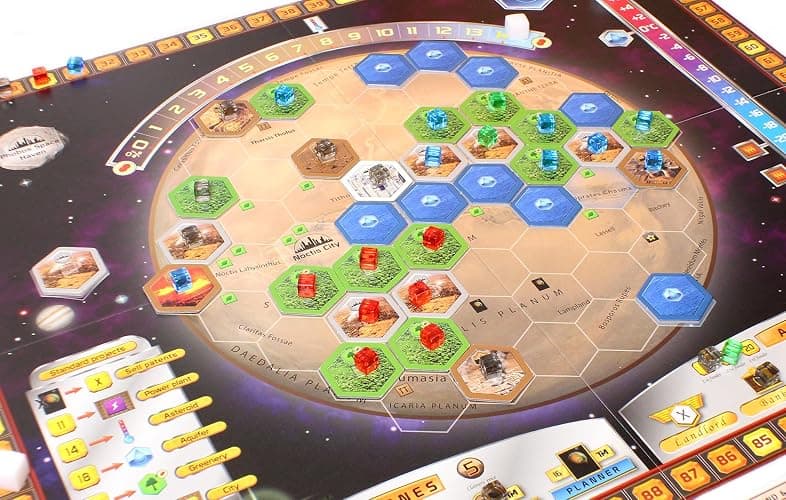 Terraforming Mars Board Game-Award Winning Strategic Space Adventure Game for Family Game Night, Competitive Play&High Replay Value-Adults, Cardboard,Teens&lovers of Board Games by Stronghold Games  - Terraforming Mars (Full Game) thumbnail 11