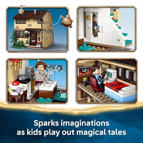 LEGO Harry Potter Privet Drive: Aunt Marge’s Visit Kids Toy - Buildable Book Nook and Room Decor for Boys and Girls, Ages 8+ - Collectible Harry Potter Minifigure - Birthday Gift Idea - 76451 thumbnail 4