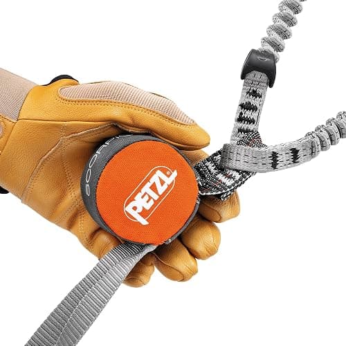 PETZL - Via Ferrata Scorpio Vertigo Lead - from 40 to 120 kg, Orange, 365 g thumbnail 5