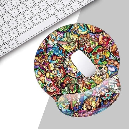 Anime Ergonomic Mouse Pad with Wrist Support,Gaming Mousepad wiht Non-Slip Rubber Base for Laptop, Pain Relief Mouse Pads for Desk for Office Home thumbnail 5