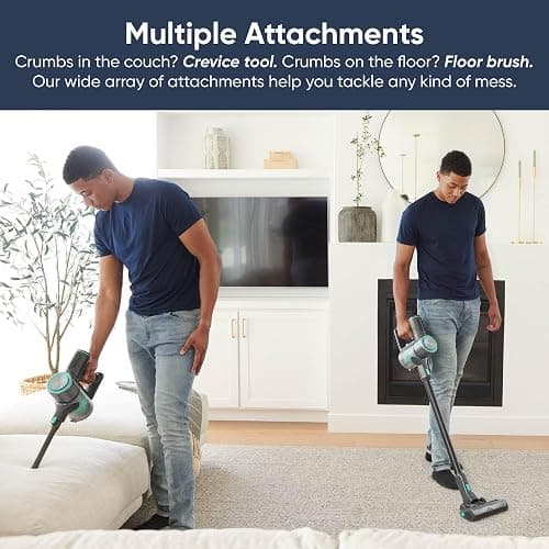 Wyze Cordless Vacuum Cleaner with 20000Pa Powerful Suction, Lightweight Stick with HEPA Filter, 300W Powerful Brushless Motor, 40mins Runtime in Eco Mode, for Home Hard Floor Carpet Pet Hair thumbnail 4
