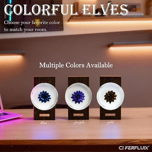 FerFluiX Ferrofluid Visualizer, Music Rhythm Lamp, Magnetic Fluid Music Mate, Dacing Desk Decor in Music, Ideal Gift for Friends (Black) thumbnail 4
