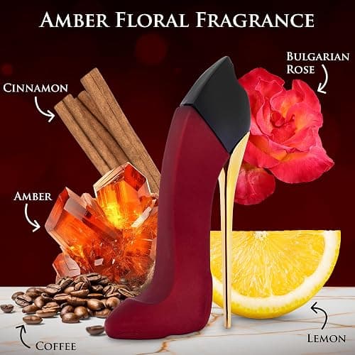 Bad Girl Velvet for Women Eau De Parfum 3.4 fl Oz- Sweet, Warm & Powdery Tone - Combination of Tonka Bean, Vanilla & Praline - Free of Paraben, Vegan & Cruelty-Free - Elegant 100ml bottle thumbnail 2