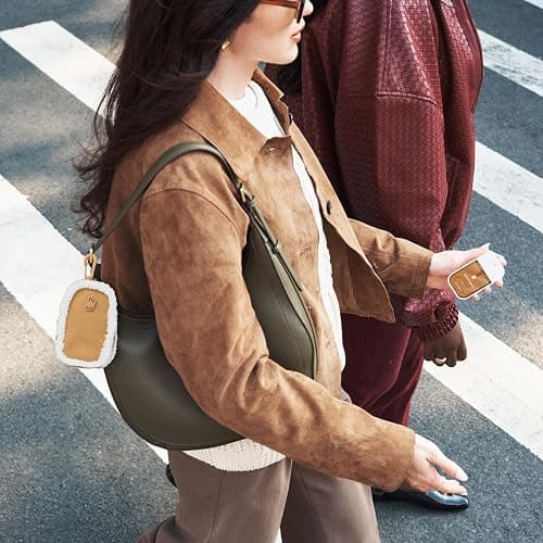 Touchland Special Edition Vegan Shearling Touchette, Attachable Fashion Accessory with Snap Hook for Touchland Mist thumbnail 3