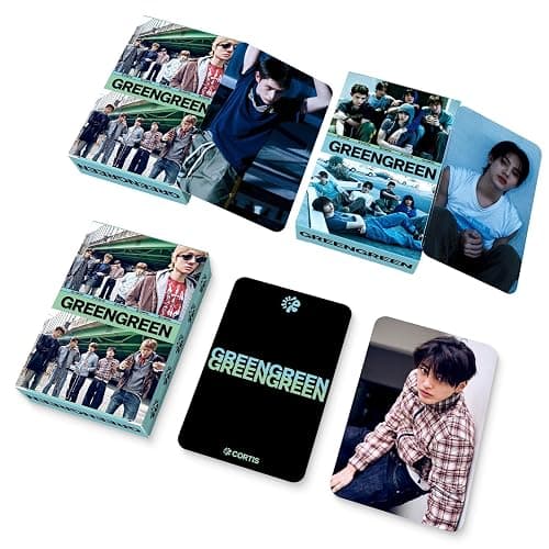 KPOPBTS GREENGREEN Album Photocards, 55 PCS KPOP Merch Cards Lomo Card Set, Gift for COER‌ Boys and Girls thumbnail 5