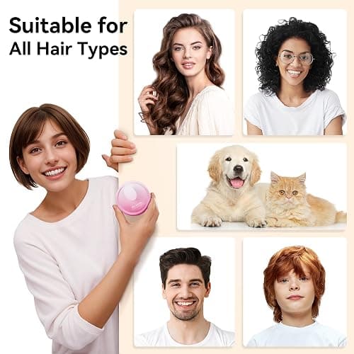 HEETA Scalp Massager Hair Growth, Soft Silicone Scalp Scrubber Shampoo Brush for Exfoliation, Dandruff Removal Head Massage Stress Relax, Wet & Dry Use for Thick Thin Curly Hair Care, Gradient Purple thumbnail 5
