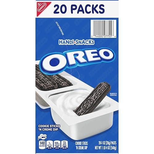 Handi-Snacks OREO Cookie Sticks 'N Creme Dip Snack Packs, 20 Snack Packs thumbnail 17