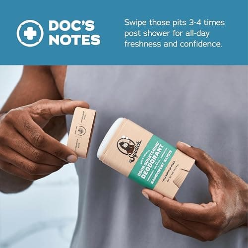 Dr. Squatch Natural Deodorant for Men - Odor-Squatching Aluminum Free - Coastal Mist & Rainforest Rapids (2.65 oz, 2-Pack) thumbnail 4