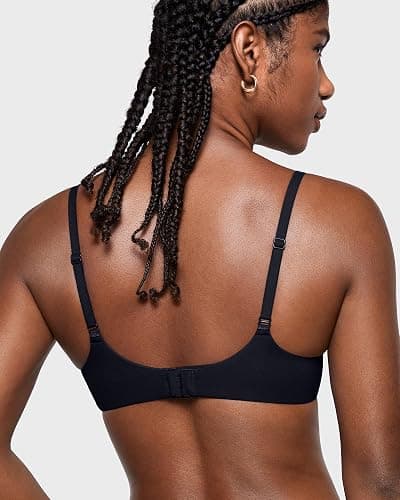 INLYRIC Women's Inbarely Plus Plunge Bra - Unlined Underwire Sexy Demi Balconette Bras thumbnail 6