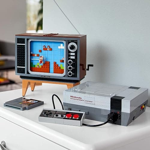 LEGO Super Mario Nintendo Entertainment System 71374 Gameplay Building Set, Model Kits for Adults to Build, DIY Creative Activity, Collectible Gift Idea thumbnail 7