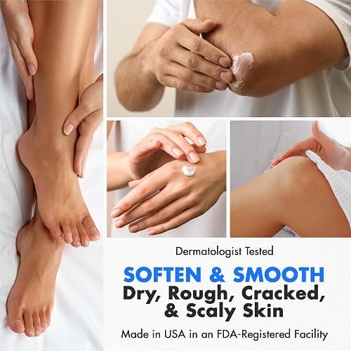 Ebanel Urea Cream 40% plus Salicylic Acid 2% for Dry Cracked Feet Skin | Deeply Moisturizes & Softens Dry Cracked Heels, Feet, Knees, Elbows, Hands, Rough Dead Skin Callus Remover Toenail Softener thumbnail 4