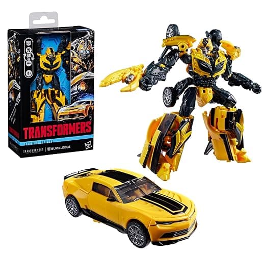 Transformers Studio Series Bumblebee, Age of Extinction Deluxe Class 5-Inch Converting Action Figure, Robot Toys for 8+ thumbnail 4