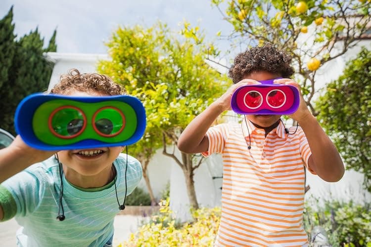 Educational Insights GeoSafari Kidnoculars - Toy Binoculars for Kids, Outdoor Toys for Kids Ages 4-8, Toddler Camping and Nature Toys, Lightweight Binoculars with Neck Strap, Bird Watching Gear thumbnail 7