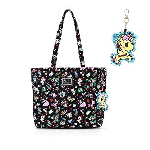 Tokidoki Tote Bag for Women Large Shoulder Bag Capacity Handbag Canvas Tote Purse for College Work Travel - Image 1
