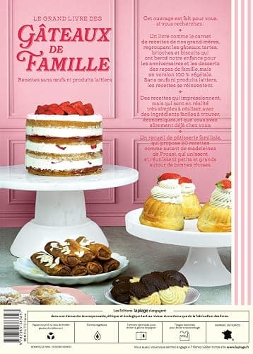 Le Grand Livre des Gâteaux de Famille: Recettes sans oeufs ni produits laitiers thumbnail 2
