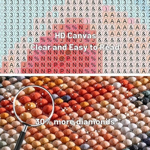 6 Pack Halloween Diamond Painting for Adults - 5D Horror Diamond Art Kits for Adults,Full Drill Diamond Dots DIY Diamonds Pictures Gem Crafts for Home Wall Decor Gifts(11.8x15.7inch) thumbnail 5
