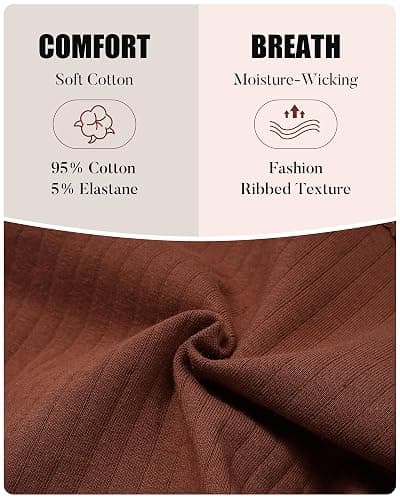 LEVAO Womens Cotton Underwear Multipack Cheeky Bikini Panties 6Pack | 95% Cotton, Breathable Soft Lace, Stretch Hipster Briefs for Women, Everyday Casual Wear,Workouts & Sleeping, Gift Pack S-XXL thumbnail 5