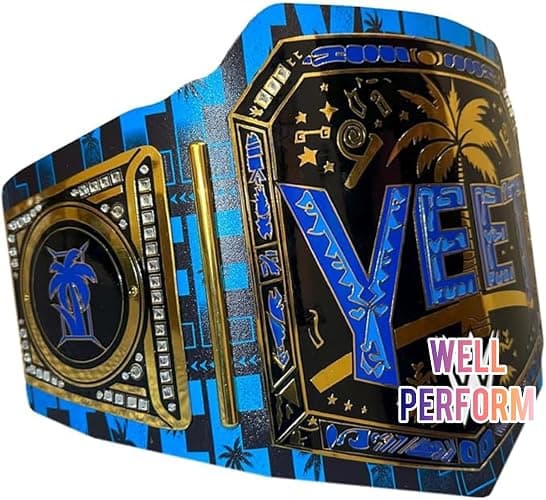 Yeet Heavyweight Wrestling Championship Title Belt Replica - Adult Size - 2mm - 52 Inches Length thumbnail 2