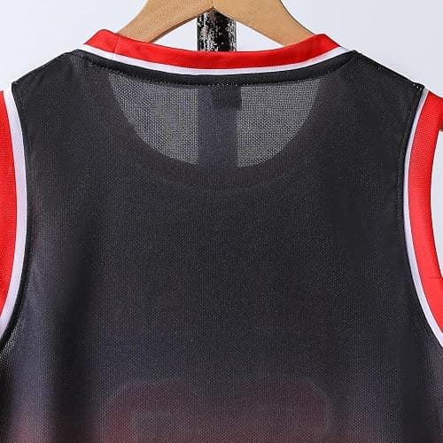 Basketball Jerseys 23# for Kids Youth Sports T-Shirt Jersey Boys Girls Gradient Basketball Uniform Set 6-16Years thumbnail 5