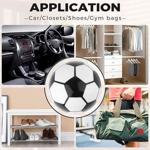 Knixmax Shoe Deodorizer Balls Strong, Odor Eliminator for Sneaker Gym Bag Closet Locker, Work Boot Drawer Freshener, Unpleasant Smell Remover Ball for Men Women Teens, 6 Packs & Multi Scents thumbnail 7