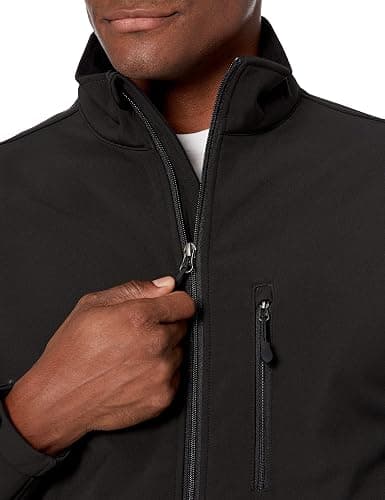 Amazon Essentials Men's Water-Resistant Softshell Jacket thumbnail 4