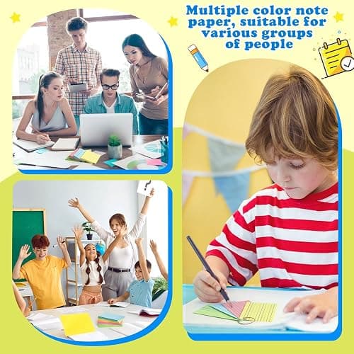 YAGUAO Colored Index Cards 3x5 Inch Heavyweight Flash Cards with Ring Lined Flashcards Note Cards for Studying School Supplies College, 200 Count thumbnail 6