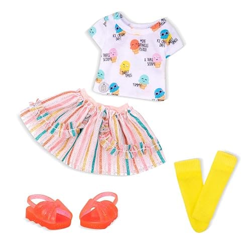 14” DOLL ICE CREAM CONE OUTFIT - Image 1