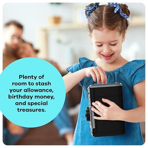 Piggy Bank for Kids - Electronic Money Saving Box w/Code- ATM Safe - Toy Coin Bank - Easter Boys Toys for Age 3, 4, 5, 6, 7, 8, 9 - Birthday Gifts for 8, 9, 10, 11, 12 Year Old Boy and Girl thumbnail 4