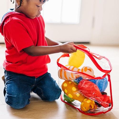 Melissa & Doug K’s Kids Bowling Friends Set, Soft Animal-Themed Pins & Ball with Carry Case, Travel-Friendly Bowling Game Sports Toy, Indoor & Outdoor Toddler Toys for Kids Ages 2+ thumbnail 7