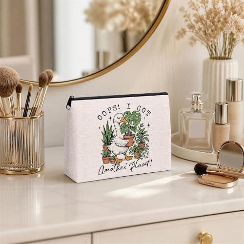 KAIOUS I Got Another Plant Zipper Makeup Bag for Plant Lady | Plant Lovers Gifts for Women: Mother's Day, Birthday, Christmas Stocking Stuffer, Plant Mom Accessories thumbnail 2