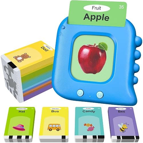 Talking Flash Cards,Kids Toddler Flash Cards with 240 Sight Words,Montessori Toys,Autism Sensory Toys,Speech Therapy,Learning Educational Gifts for Age 1 2 3 4 5 Years Old Boys and Girls - Image 1
