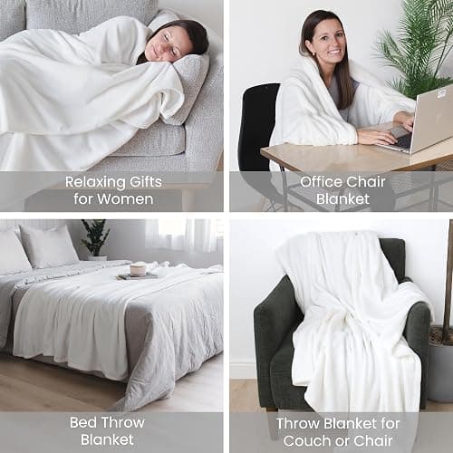 Super Blanky Wearable Blankets for Women, Adult Wearable Blanket Men, Top Christmas Gifts for Women, Wife Birthday Gift Ideas thumbnail 5