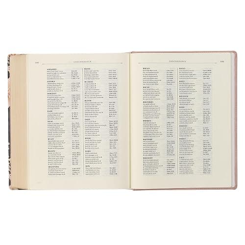 KJV Holy Bible, Large Print Note-taking Bible, Vegan Leather Hardcover - King James Version, Dusty Peach Printed (KJV Note-taking Editions) thumbnail 7