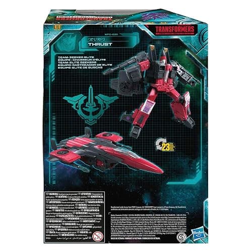 Transformers Generations War for Cybertron Earthrise WFC-E26 Voyager Class Decepticon Thrust | Transformers Earthrise 6 Inch Action Figure War For Cybertron Deluxe Class - Thrust Reissue thumbnail 9