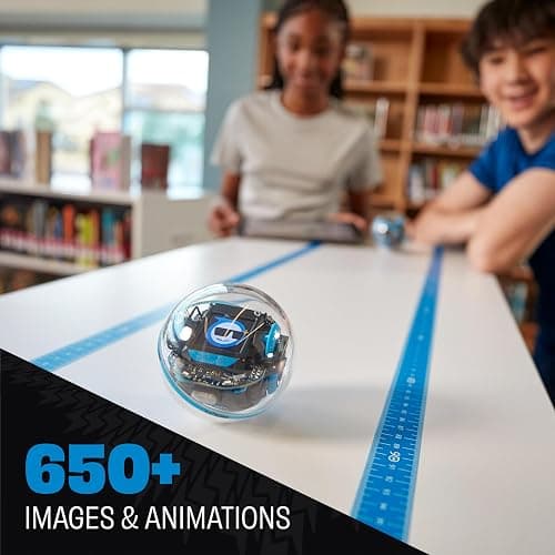 Sphero Bolt+: Coding & AI Learning Robot – Program with Draw, Blocks, Python & Javascript – Animated LCD Display – Ages 8+ – Durable, Qi Charging, Waterproof thumbnail 3