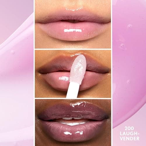 COVERGIRL Clean Fresh Yummy Lip Gloss, Sheer, Natural Scents, Vegan Formula - 200 Laugh-Vender, 0.33 fl oz thumbnail 3