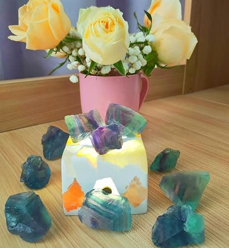 Luckeeper 1 lb Rough Crystals Bulk Raw Healing Stones for Tumbling, Wire Wrapping, Wicca Reiki,Meditation thumbnail 9